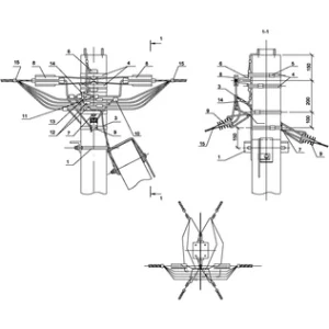 IEK Опора ПА33 ж/б анкерная переходная концевая одноцепная с ответвлением в две стороны 2хСИП4-2 - ASIP-BET-OPR-441-23-09 IEK Опора ПА33 ж/б анкерная переходная концевая одноцепная с ответвлением в две стороны 2хСИП4-2 - ASIP-BET-OPR-441-23-09