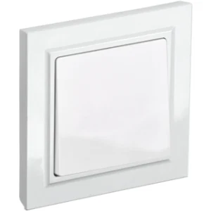 IEK BRITE Выключатель 1-клавишный 10А в сборе ВСР10-1-0-БрБ белый - BR-V10-0-10-K01-F IEK BRITE Выключатель 1-клавишный 10А в сборе ВСР10-1-0-БрБ белый - BR-V10-0-10-K01-F