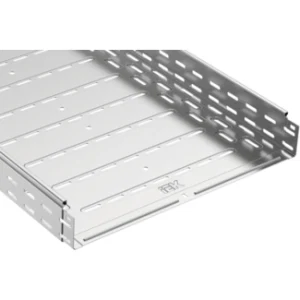 IEK ESCA Лоток перфорированный 80х400х3000 RAL 9016 - CLPK10-080-400-3 IEK ESCA Лоток перфорированный 80х400х3000 RAL 9016 - CLPK10-080-400-3