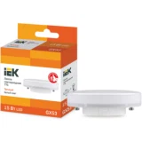 IEK Лампа светодиодная T75 таблетка 15Вт 230В 3000К GX53