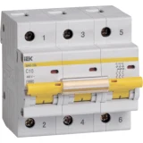 IEK Автоматический выключатель ВА47-100 3Р 10А 10кА С