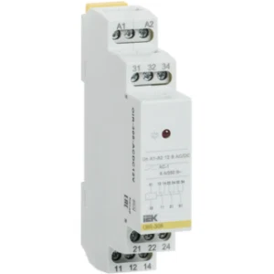 IEK Реле промежуточное модульное OIR 3 контакта 8А 12В AC/DC - OIR-308-ACDC12V IEK Реле промежуточное модульное OIR 3 контакта 8А 12В AC/DC - OIR-308-ACDC12V